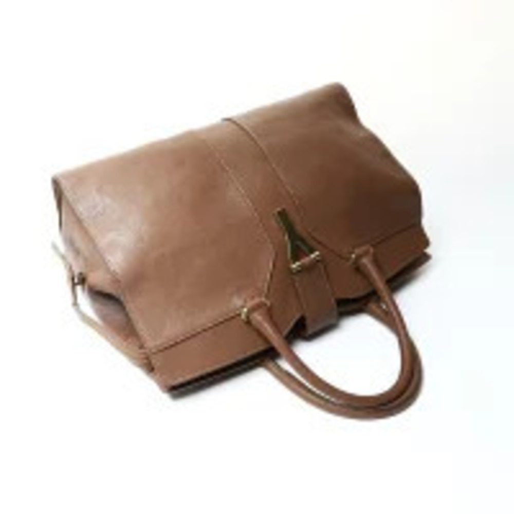 Yves Saint Laurent Leather Cabas Handbag Brown - Picture 9 of 13